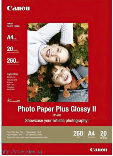 Бумага Canon A4 Photo Paper Plus Glossy, 20л
