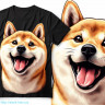 Футболка  Shiba Inu