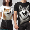Футболка  Shiba Inu